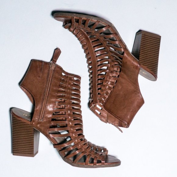 NWOT A.N.A BLOCK HEEL + OPEN TOE - Picture 1 of 7